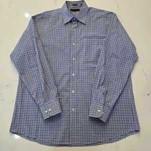 Men's Blue Checkered Shirt